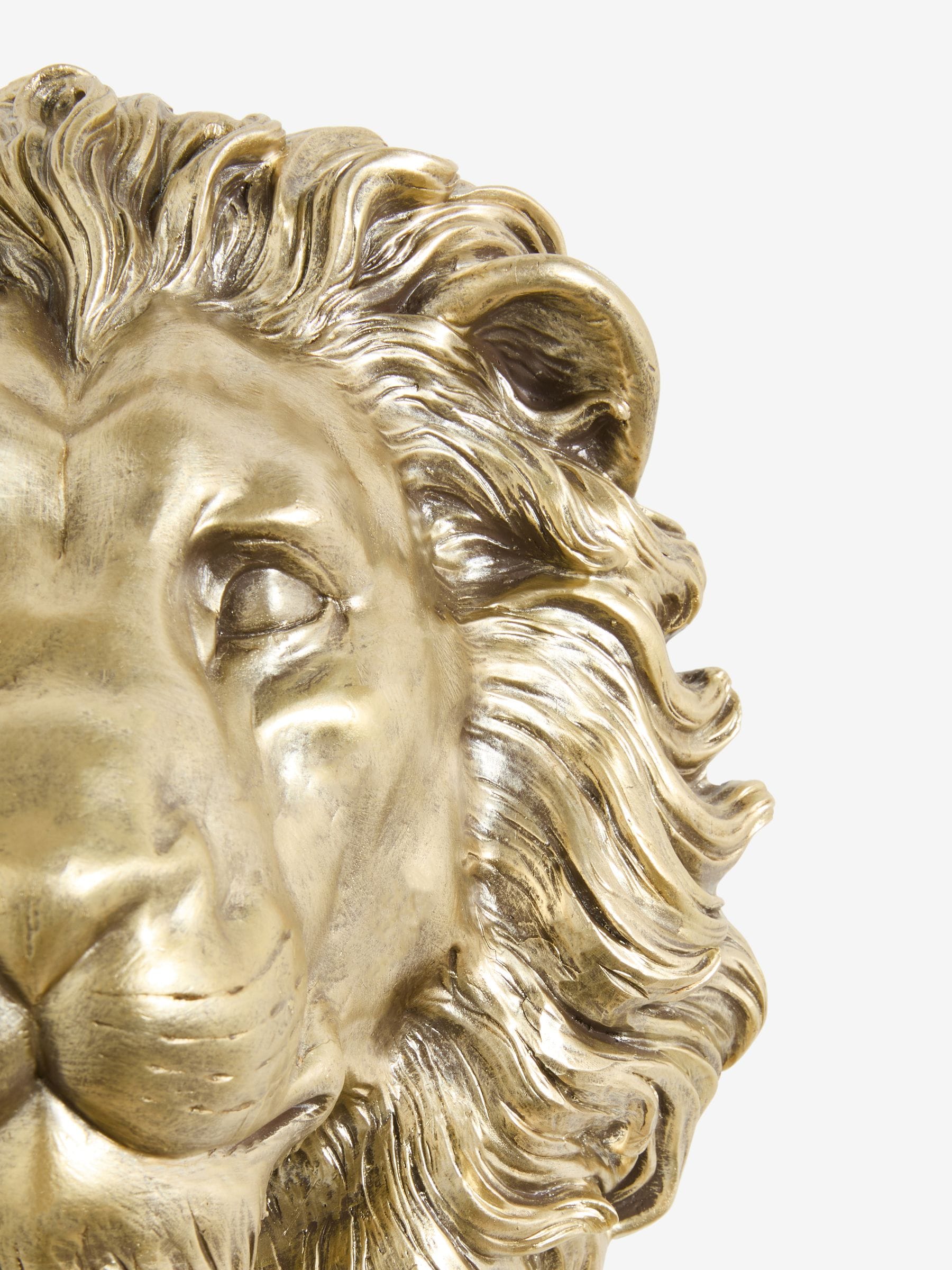 Lion Head Wall Plaque