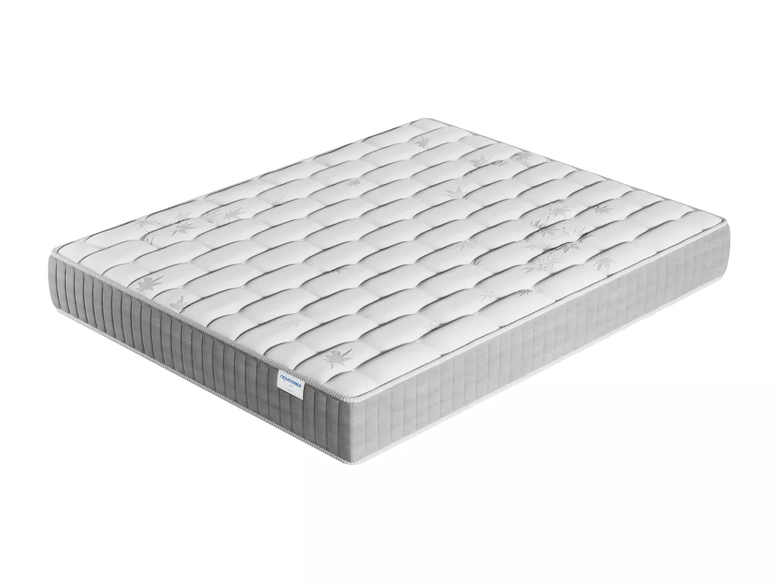 Matelas Ressorts ensachés + mémoire de forme, 180x200cm, 25cm d’épaisseur