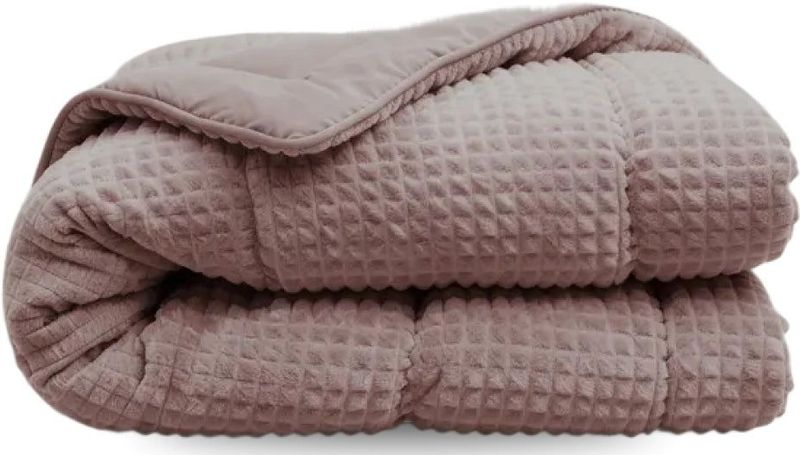 Zelesta - Teddy Check - Dekbed - Old Pink