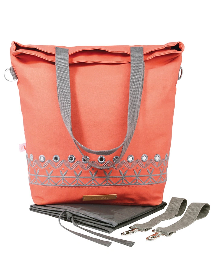 Wickeltasche EYE CANDY (43,5x46) in koralle