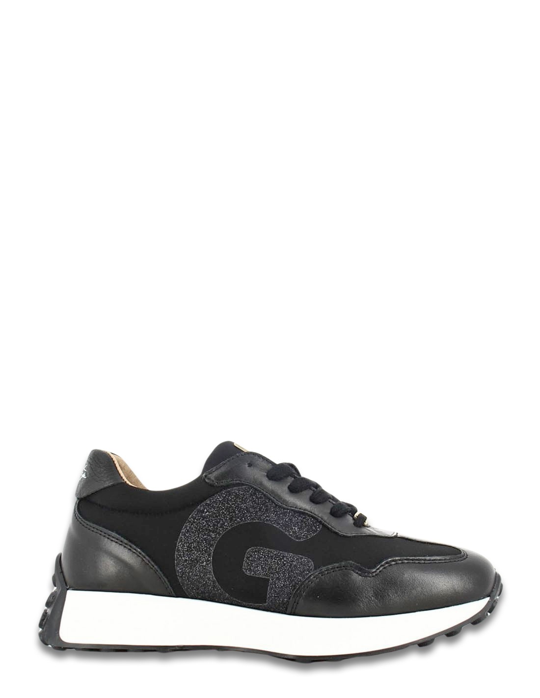 goodstep Baskets de ville Femme Karen Noir Cuir