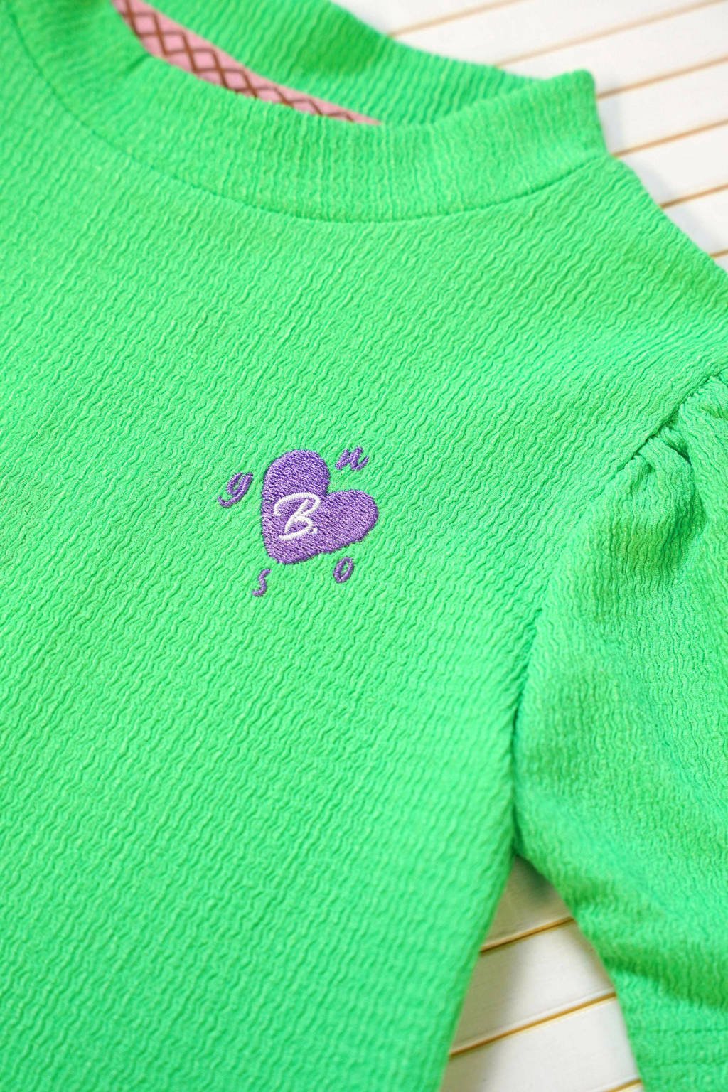 B.Nosy T-shirt Vajen felgroen