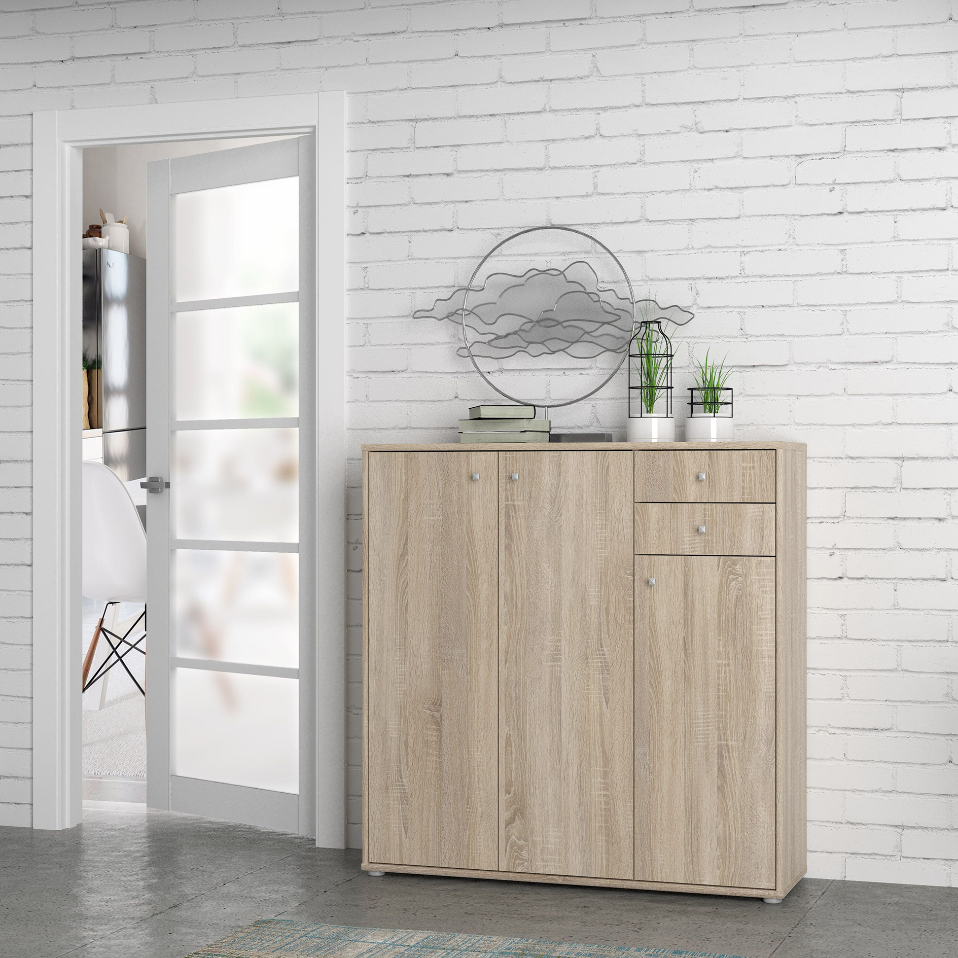Kommode - Sonoma Eiche - 108,8 cm