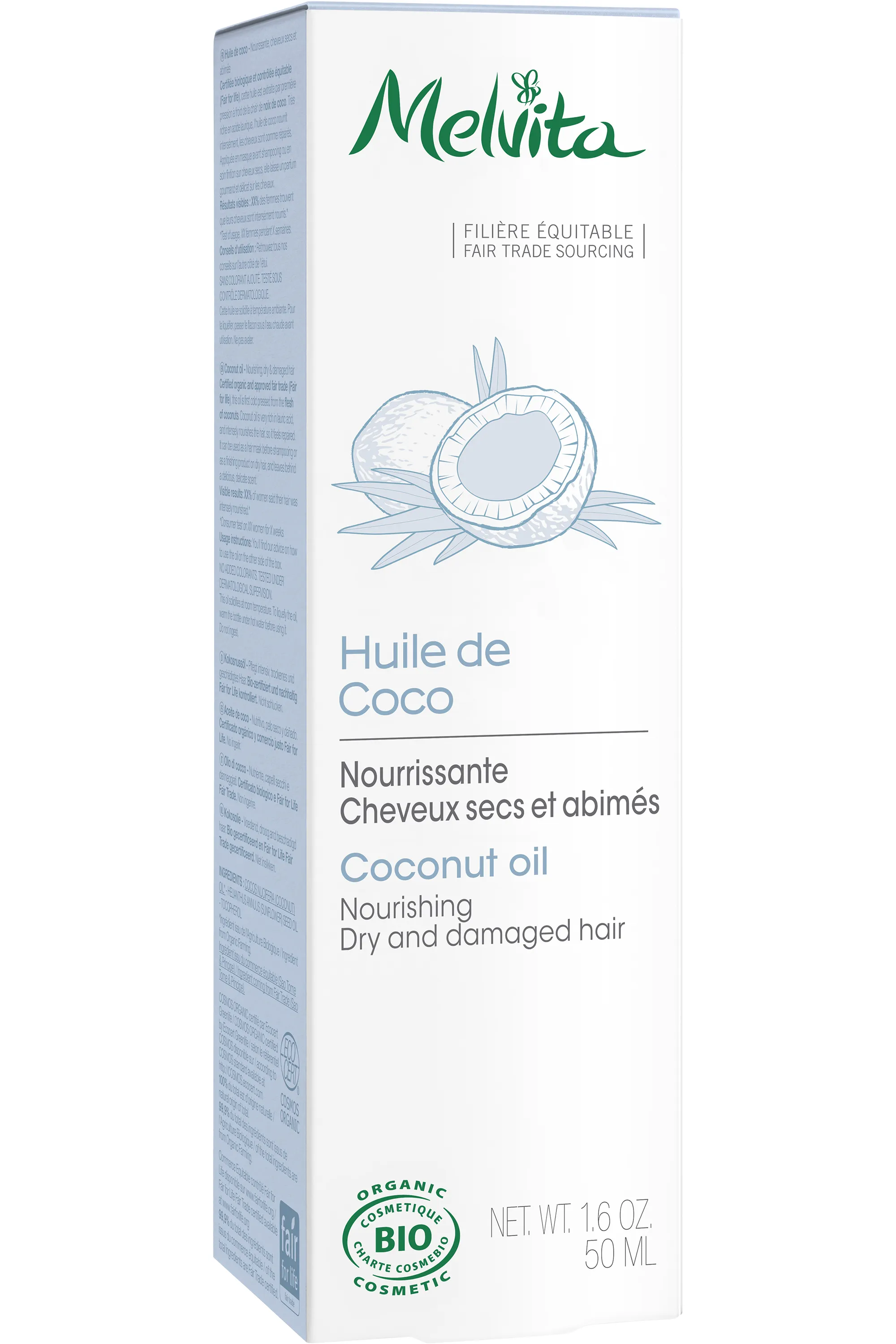 Melvita Huile de coco-50 ml