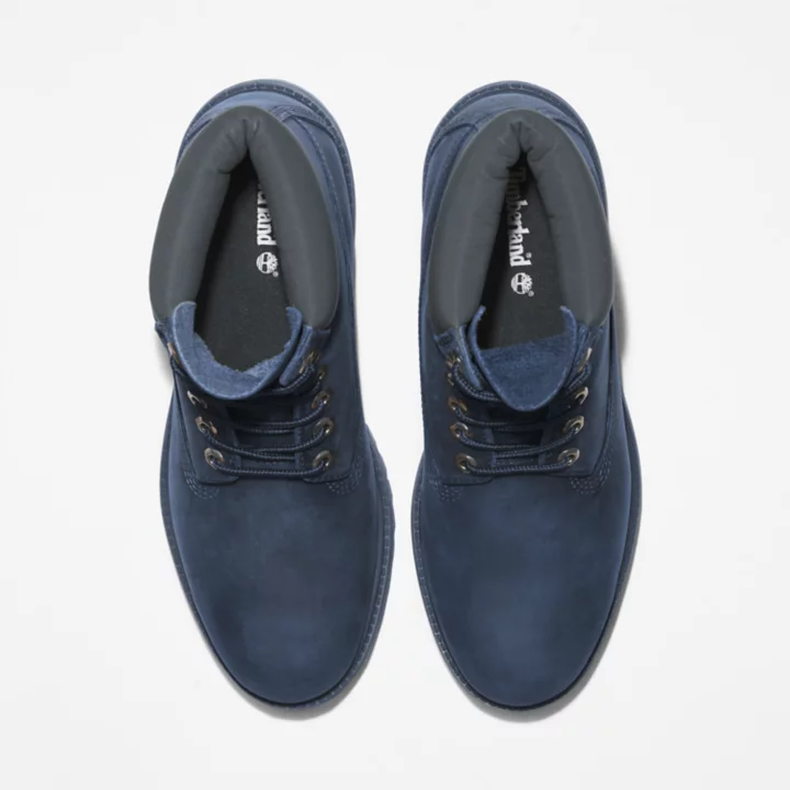 Bottine Timberland Premium de 6 polegadas para homem e azul marinho
