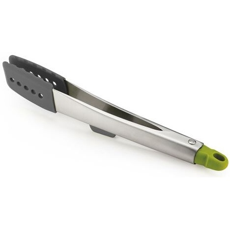 Accessoire de cuisine Joseph Joseph Elevate Silicone -Pince en acier inoxydable avec reposoir integre