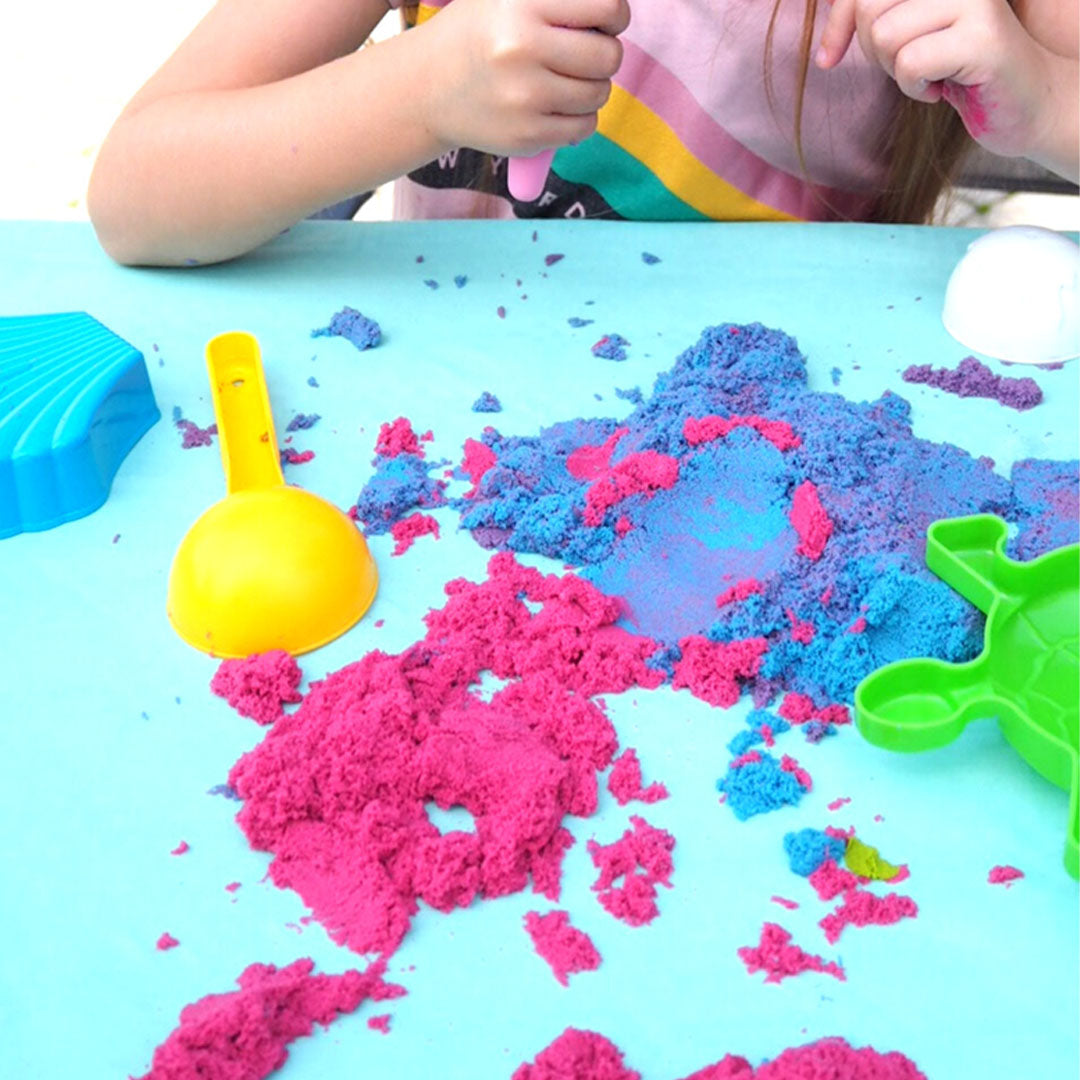 Tuban kinetisch zand blauw - 1 kg