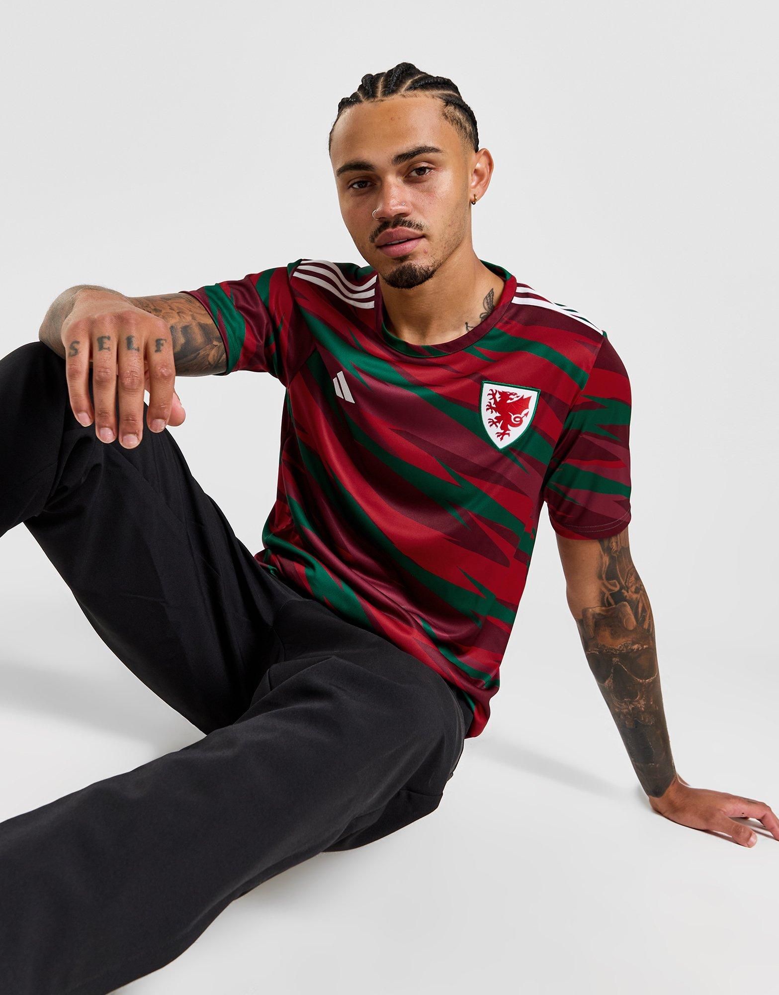 adidas Maillot d'Avant-Match Pays de Galles Homme