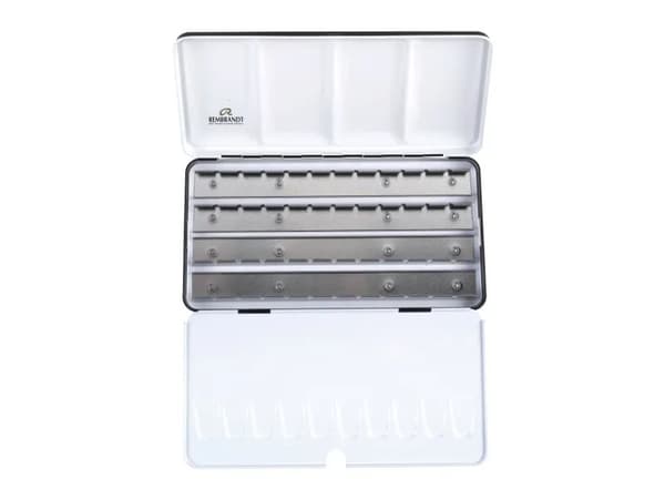 Rembrandt Watercolour storage tin for 48 half pans
