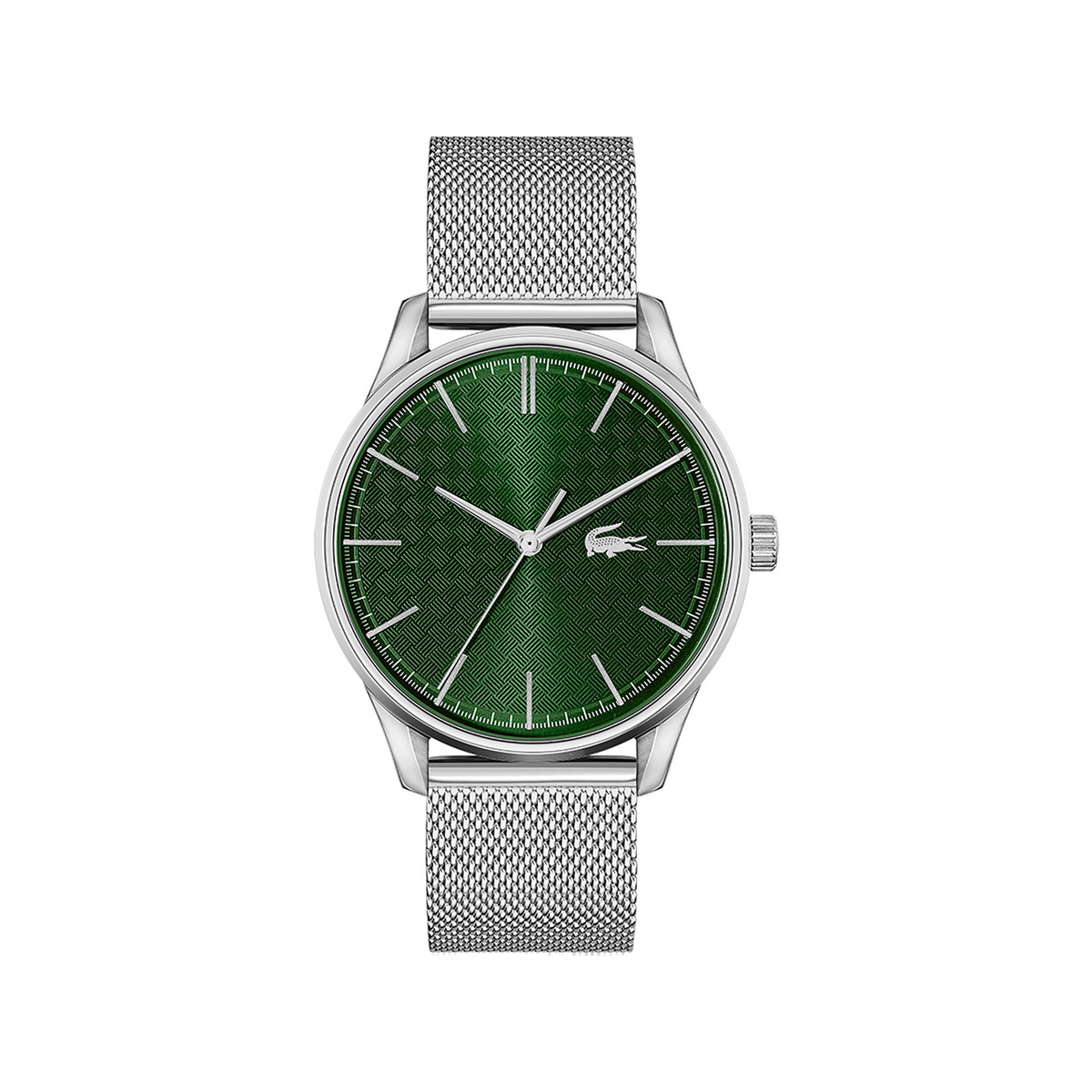 Montre Lacoste homme acier maille milanaise