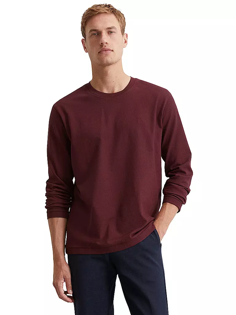 MARC O'POLO Langarmshirt beere