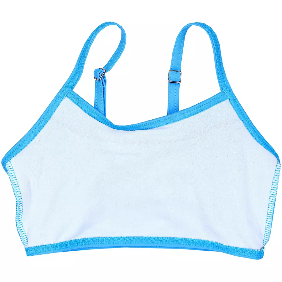 Aquarti Mädchen Bikini Set Zweiteilig Bikinislip Bustier blaugrün
