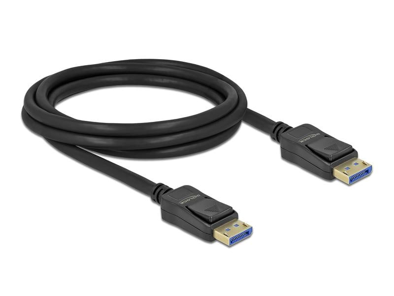 Delock Kabel 10K 60Hz, 54Gbps DisplayPort - DisplayPort, 2 Delock DisplayPort Kabel 10K 60 Hz 54 Gbps 2 m