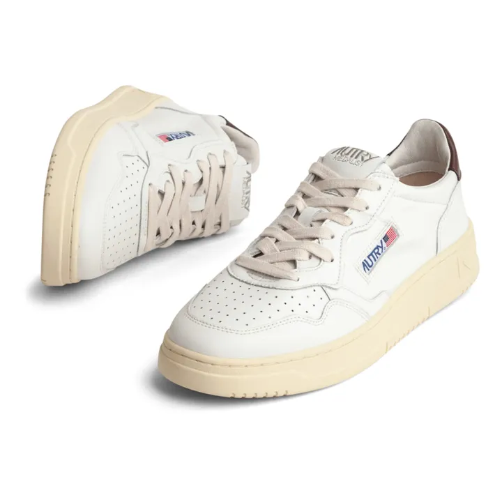 Autry Baskets Medalist Low Cuir | Brun