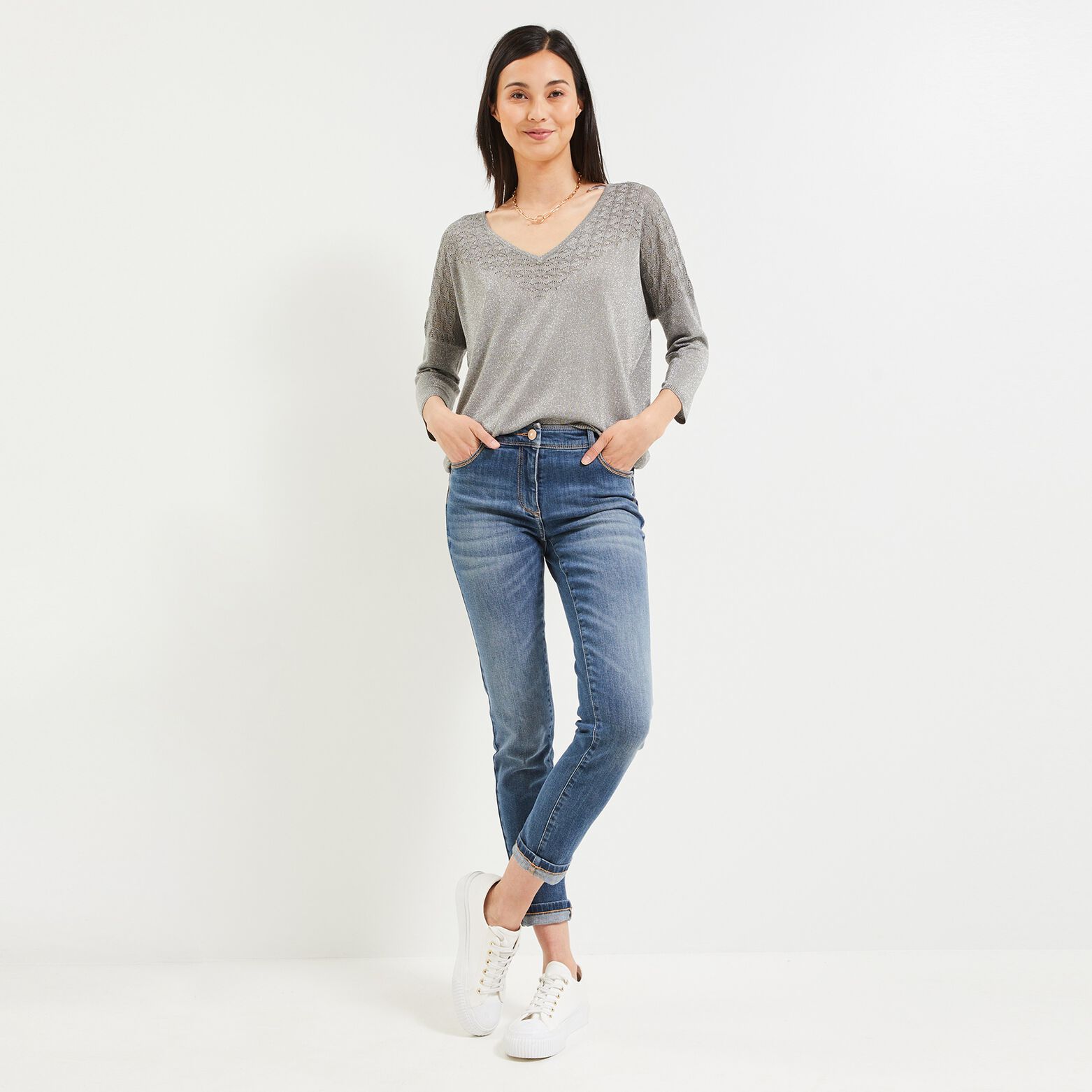 Pull fantaisie femme