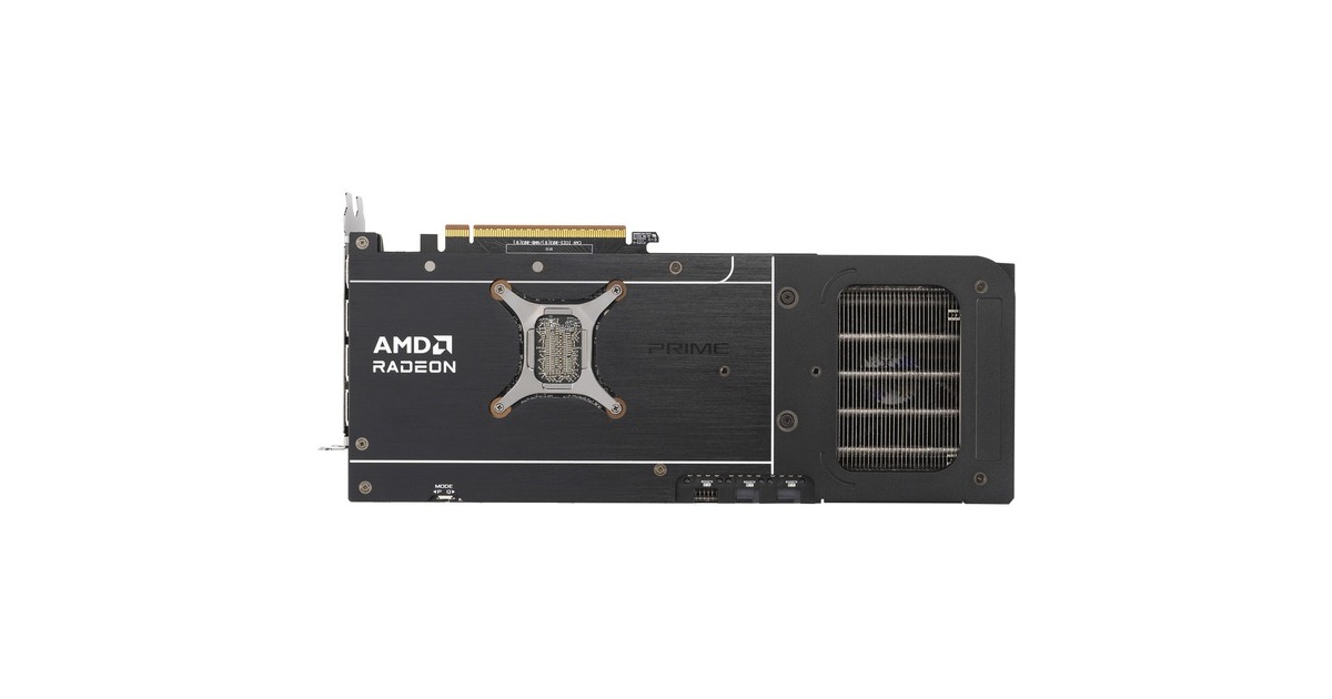 ASUSPRIME Radeon RX 9070 OC grafische kaart  (Grijs, 3x DisplayPort, 1x HDMI, RDNA4)