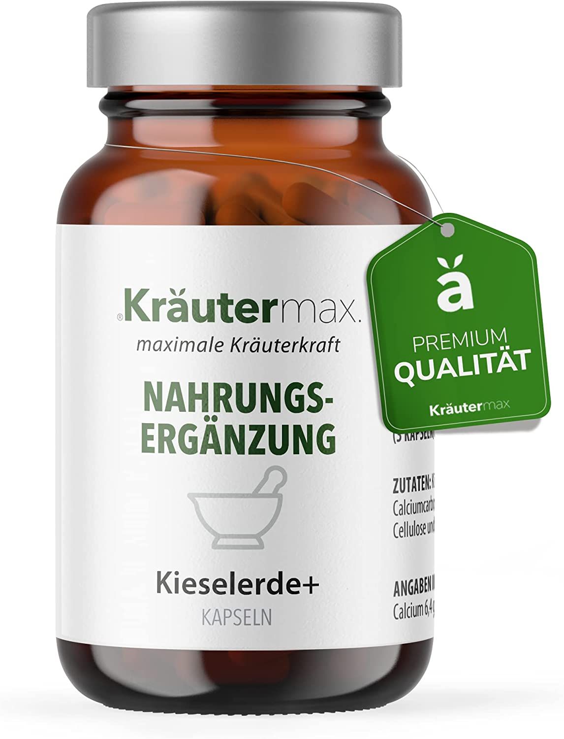 Kräutermax Kieselerde 336 mg Kapseln