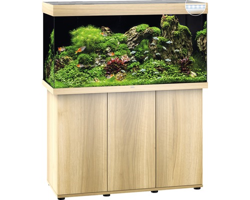 JUWEL Rio 350 SBX aquariumcombinatie met ledverlichting, verwarming, filter en lichthouten kast