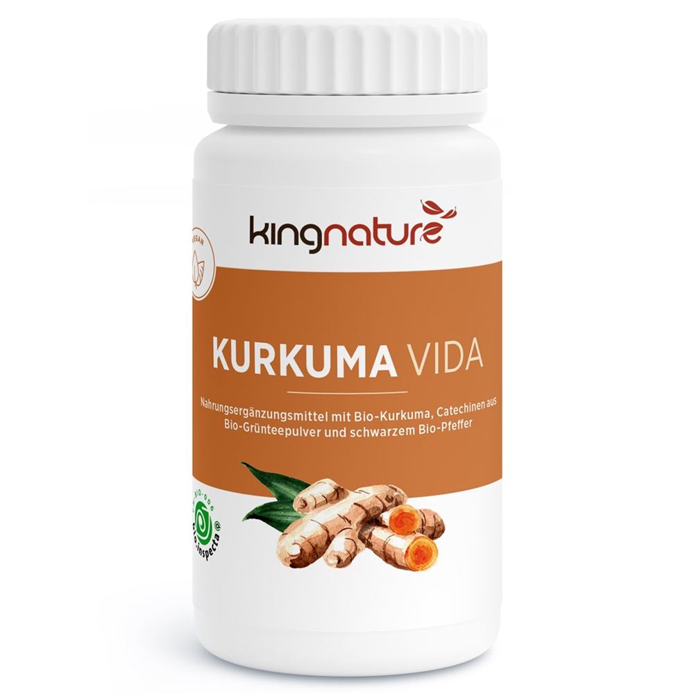 KINGNATURE Kurkuma Vida (Bio)<br>72 Stück, Kapsel