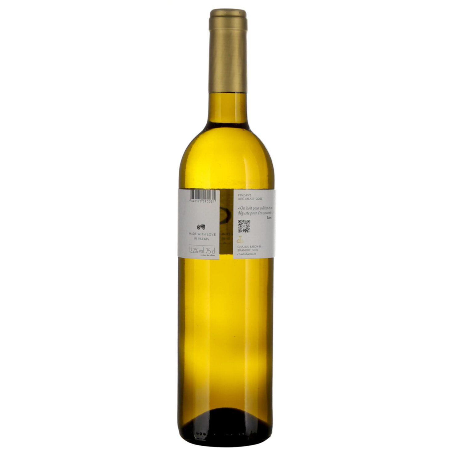 Valais AOC Fendant Leon Chai du Baron -75cl