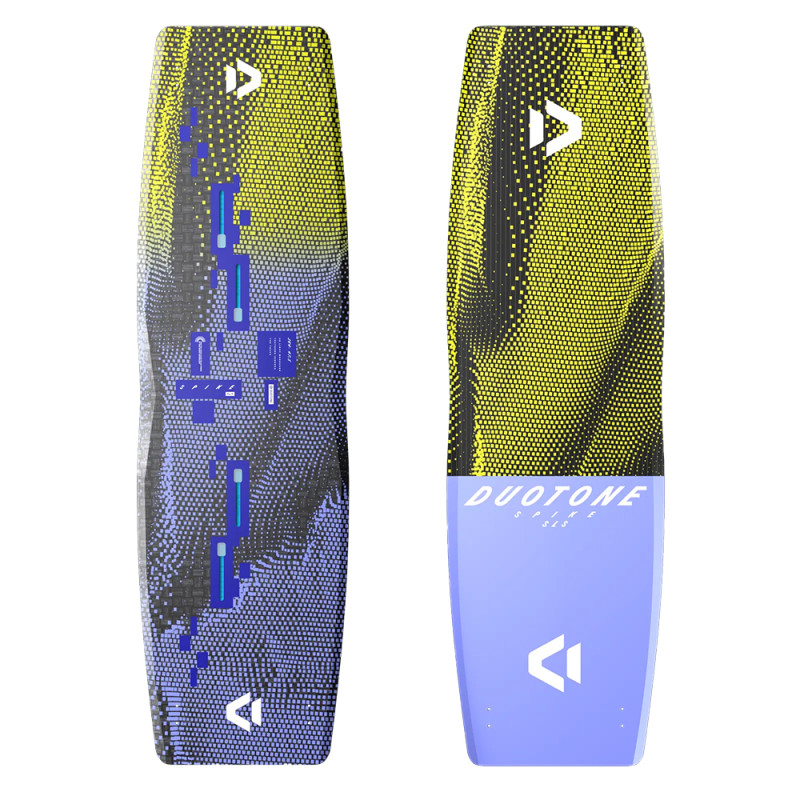 Planche de kite duotone twintip spike sls purple-yellow 2025