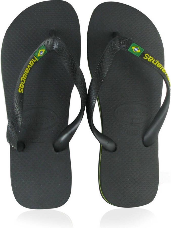 Havaianas Teenslippers Brasil Logo zomerschoen slippers poolslides met logo-opschrift