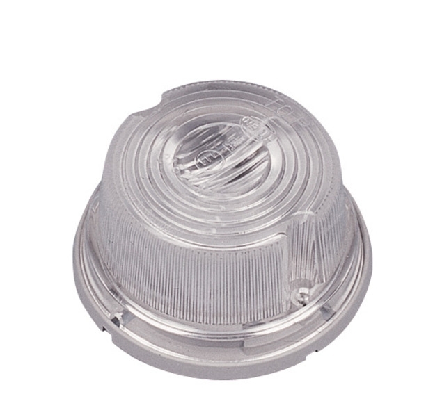 Begrenzungsleuchte 12V mit Sockel grau, Ø 80 x 41 mm