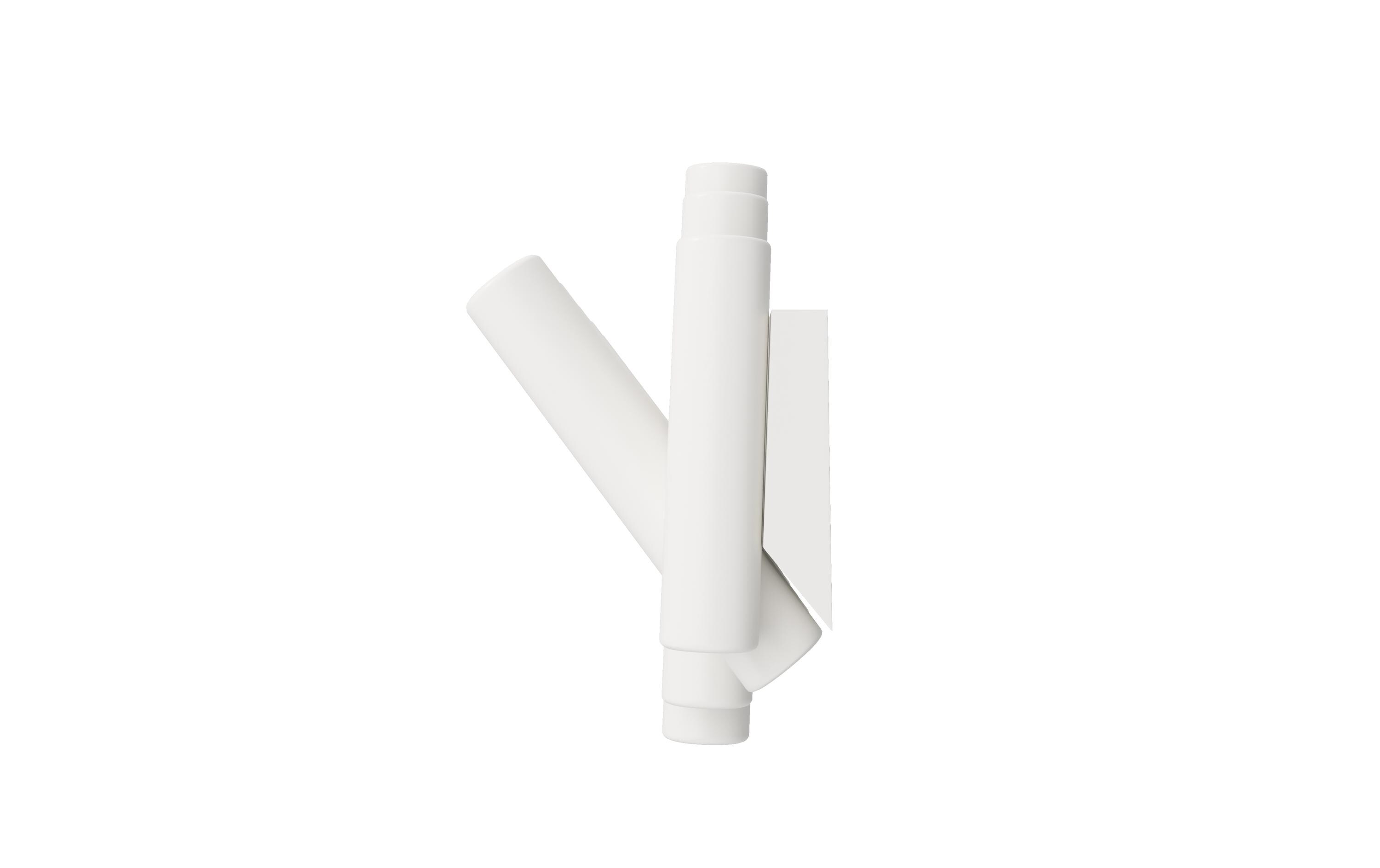 Wandgarderobe Picket 38 cm, WeissKleiderhaken