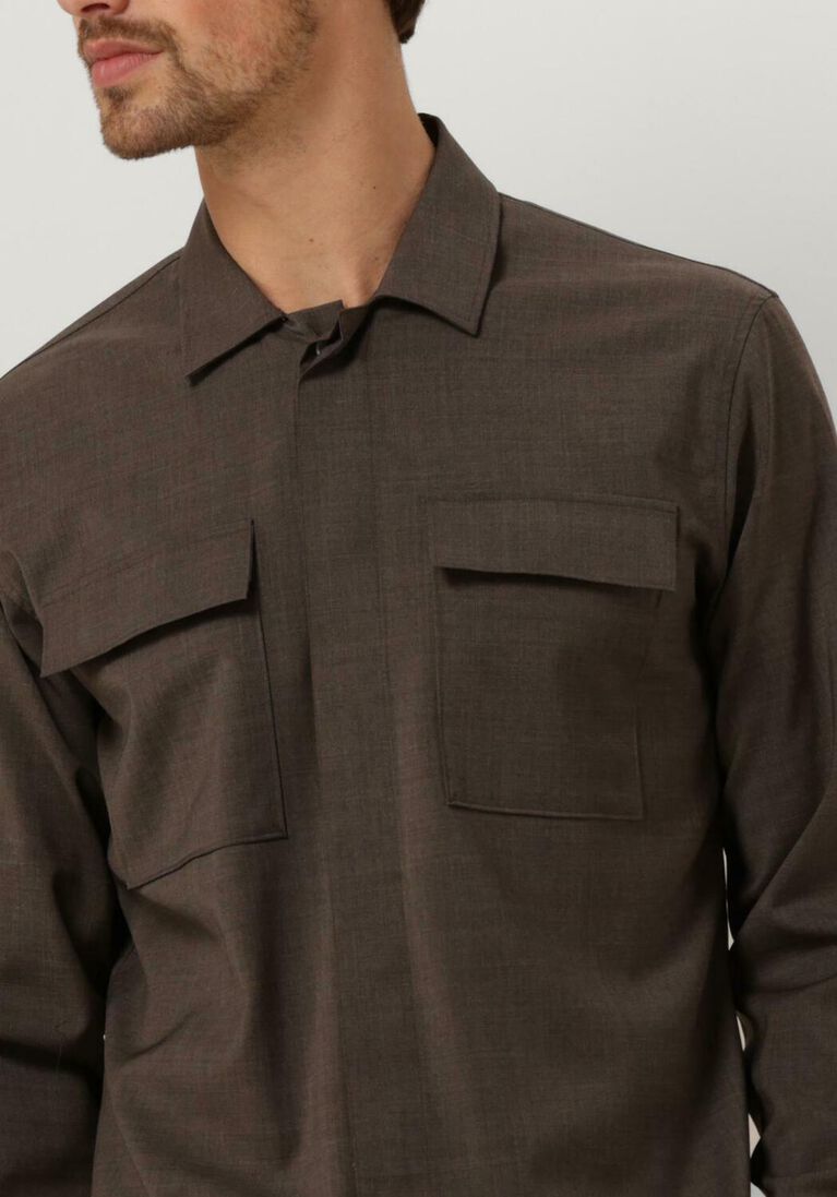 GENTILUOMO taupe gentiluomo overshirt s9310-969