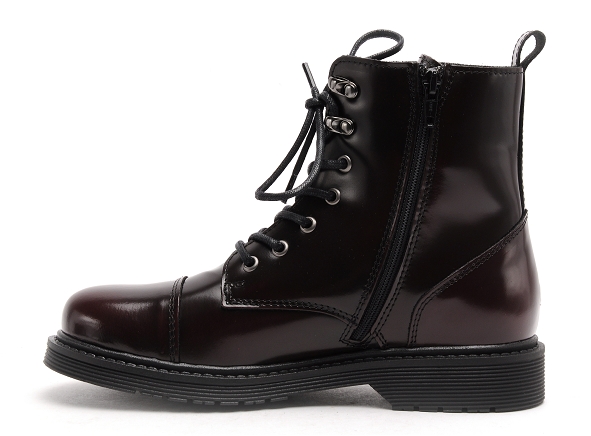 Margarita mariotti boots bottine plates femme doctor polido bordeaux