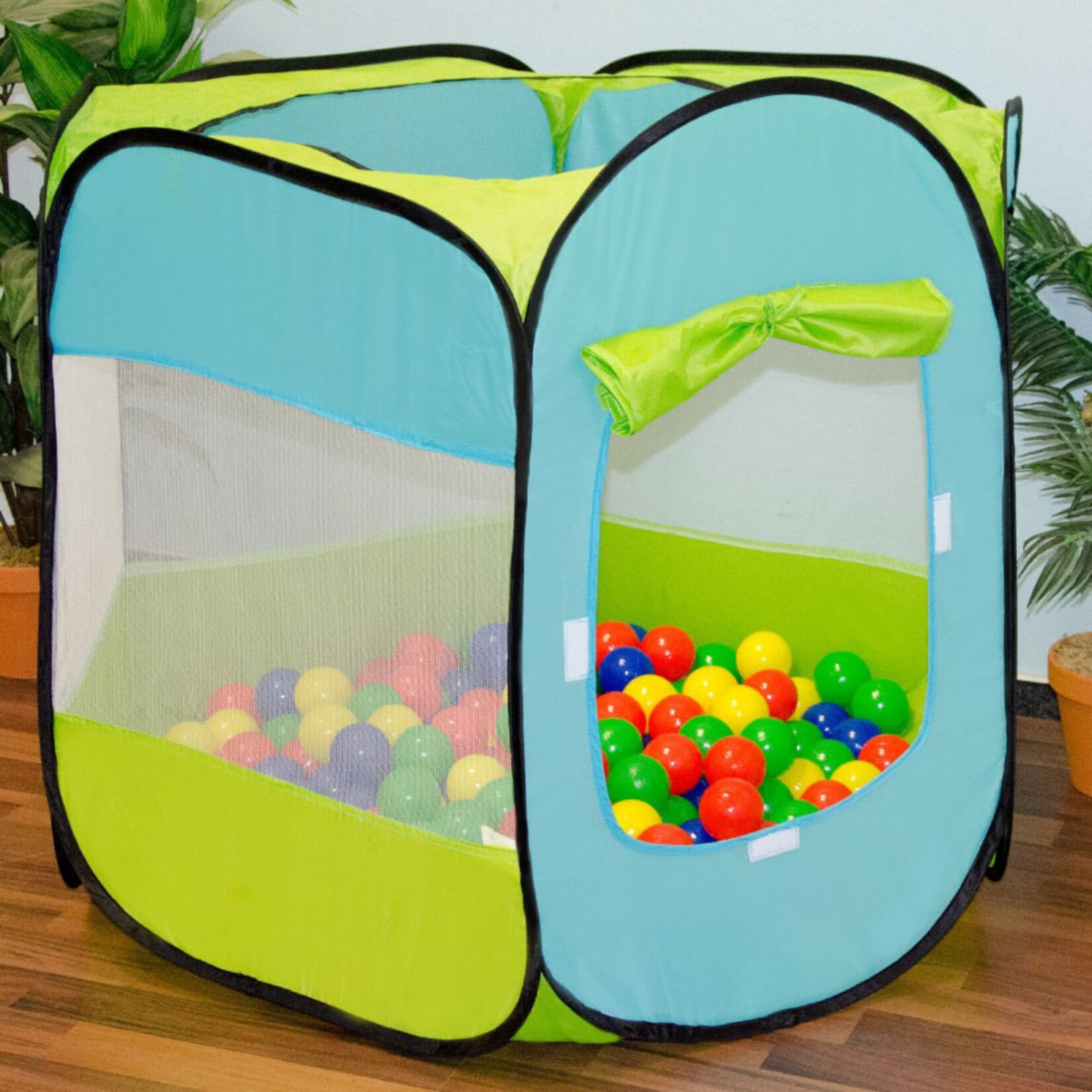 Spielset Kinderspielzelt Elliot inkl. 200 Bällebadbällen | Spielzelt Spielhaus für Jungen und Mädche