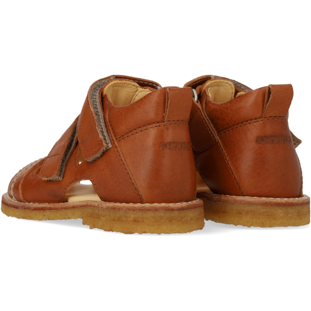 Begyndersandal m. Velcro Cognac 0506-101-1545
