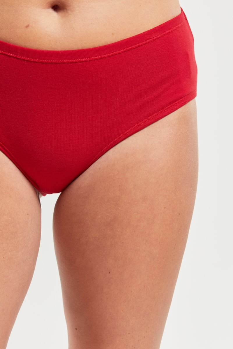 Culotte taille moyenne - coton issu de l'agriculture biologique