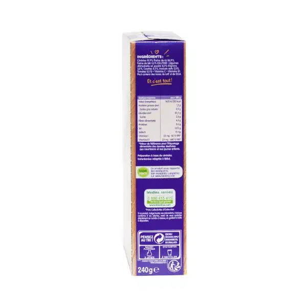 Blédina Blédiner Cereais e Vegetais da Horta +6m 240g