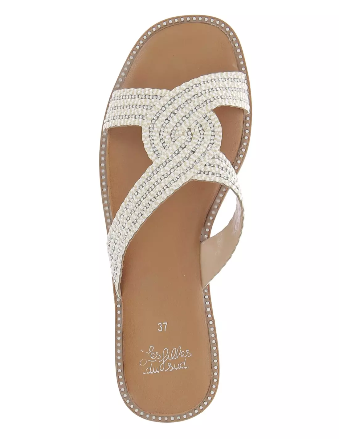 LES FILLES DU SUD 0430 17 - Mules & sabots Beige