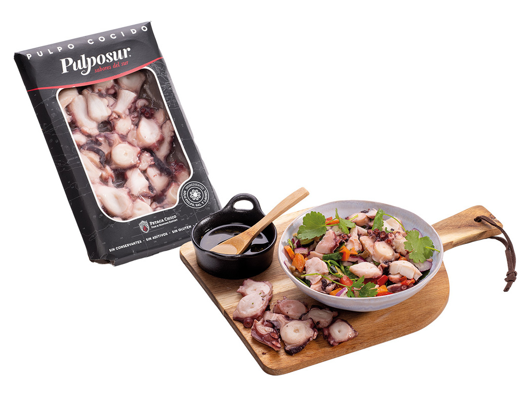 POLVO COZIDO PETACACHICO PEDAÇOS 200G