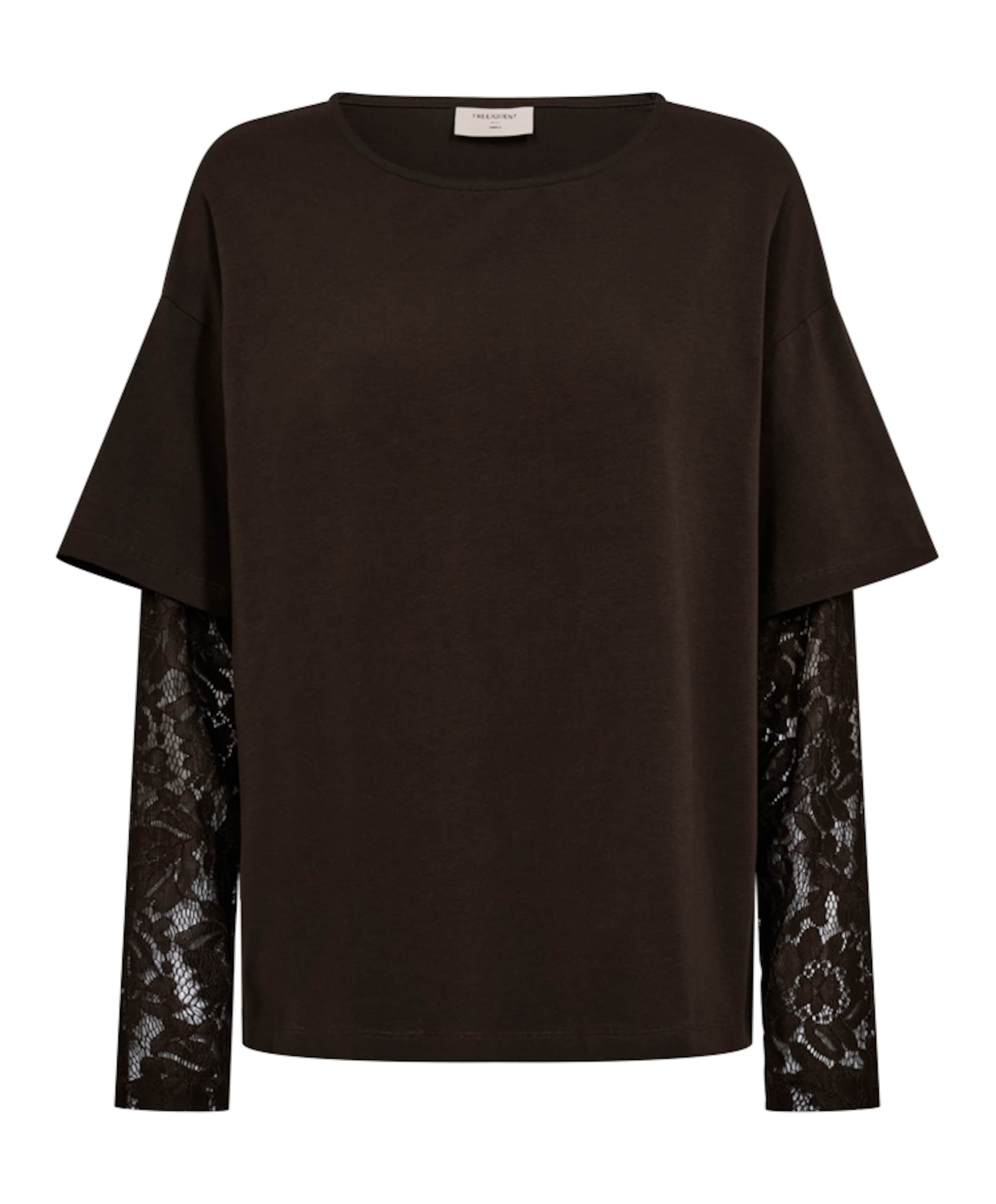 Freequent Dames longsleeve bruin