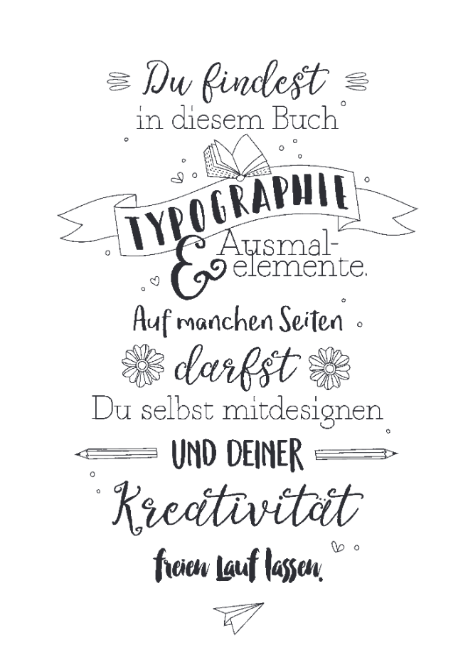 (249x249mm) Handlettering Malbuch Fischer Verlag Zeichnungsheft für Erwachsene (24525390) - Buchstabenzauber