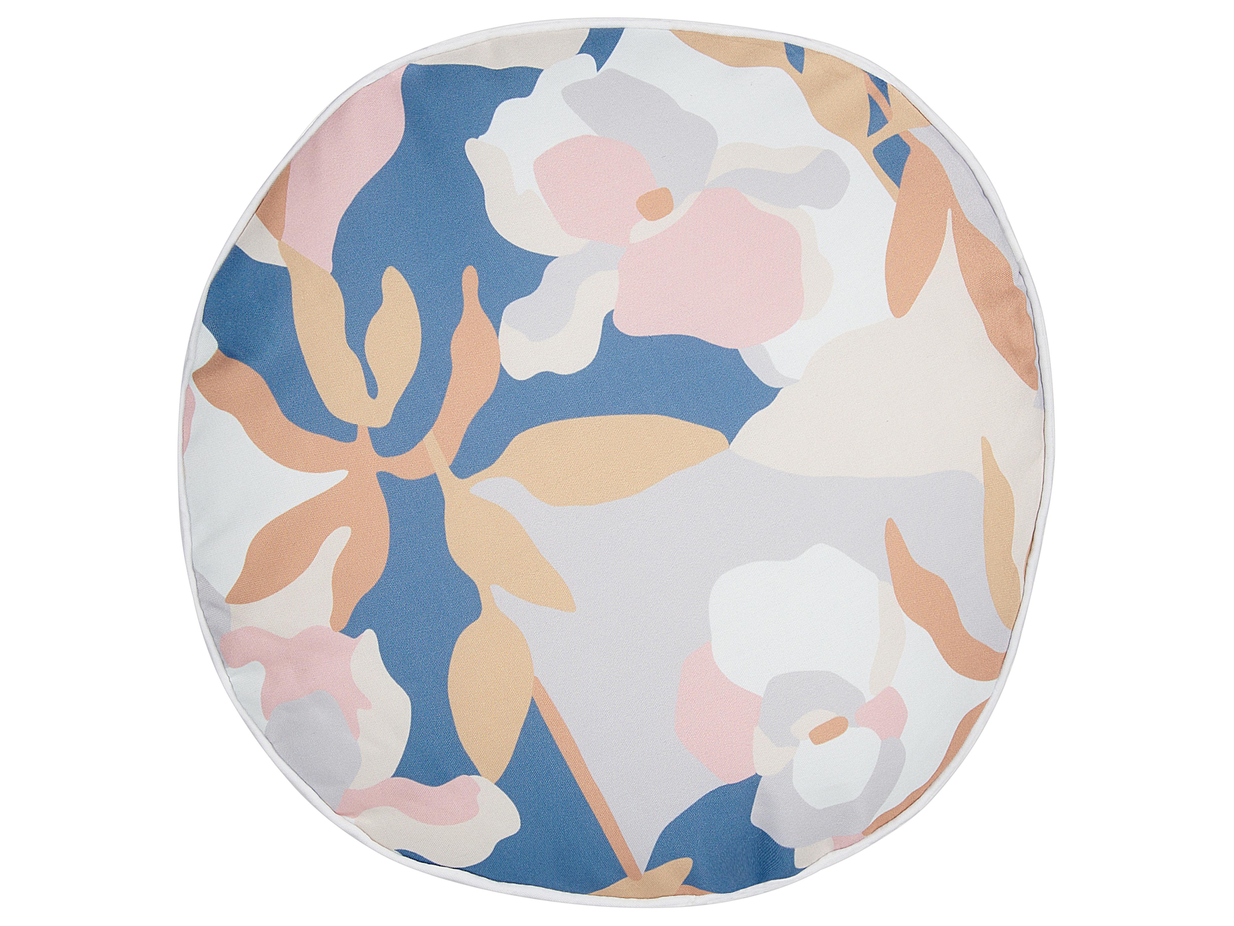 Set van 2 tuinkussens VEREZZI bloempatroon 40 x 40 cm Meerkleurig