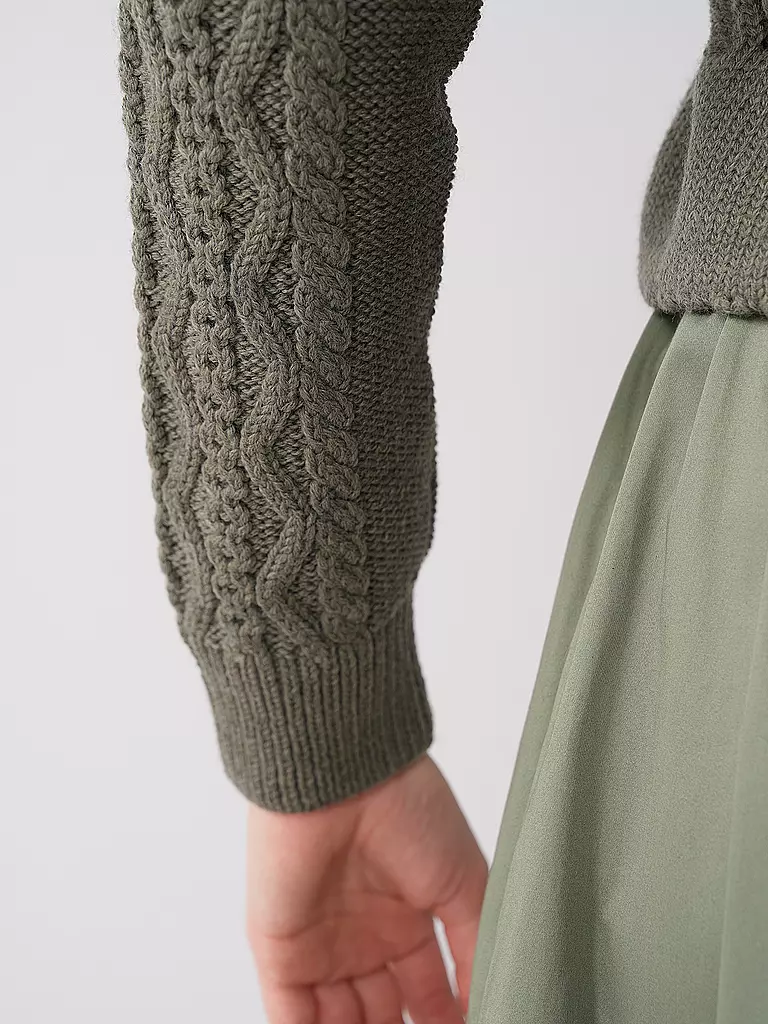 GOTTSEIDANK Trachten Strickjacke LENE  grün