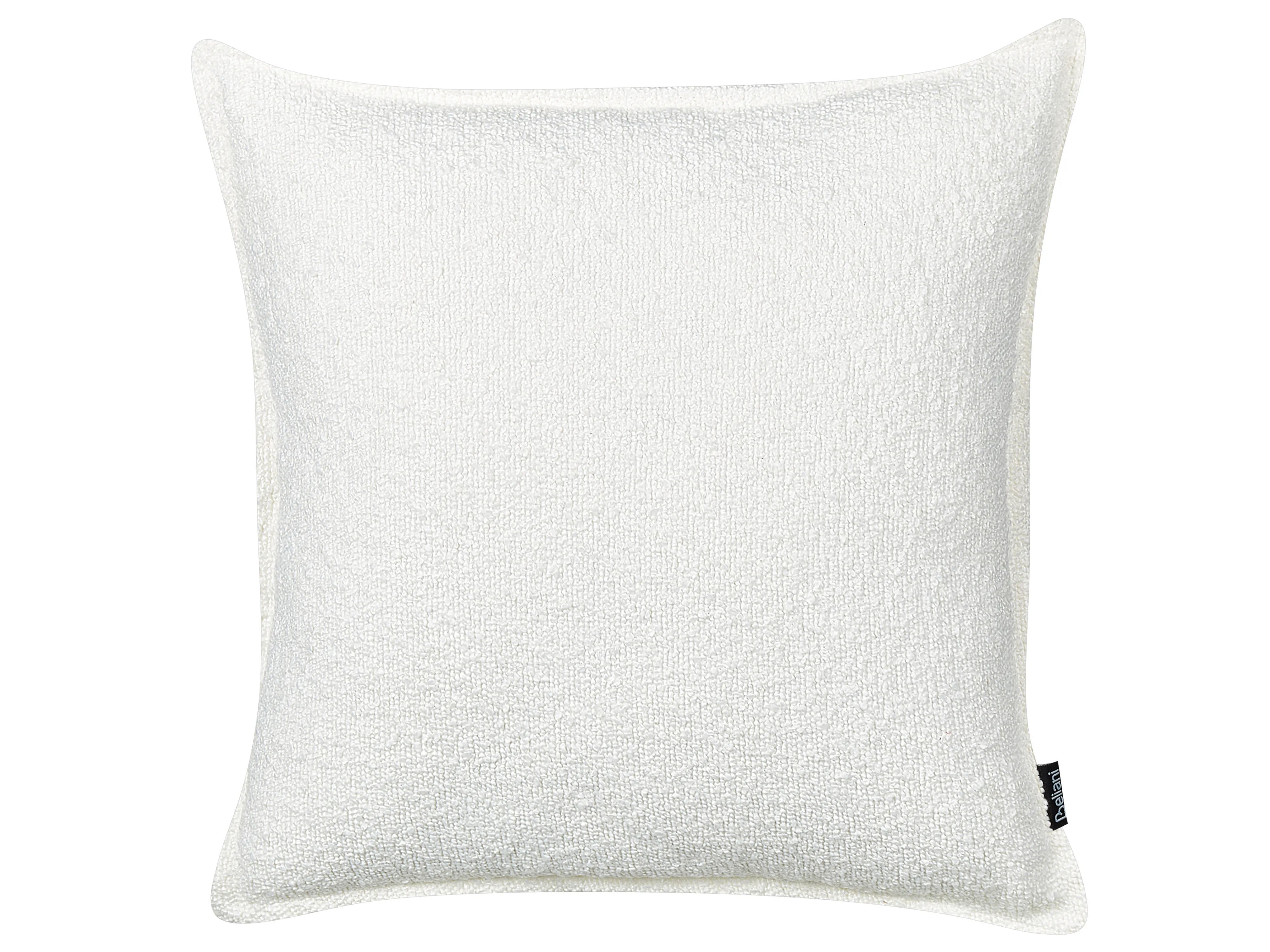 Set van 2 sierkussens SENECIA Bouclé 45 x 45 cm Gebroken wit effen