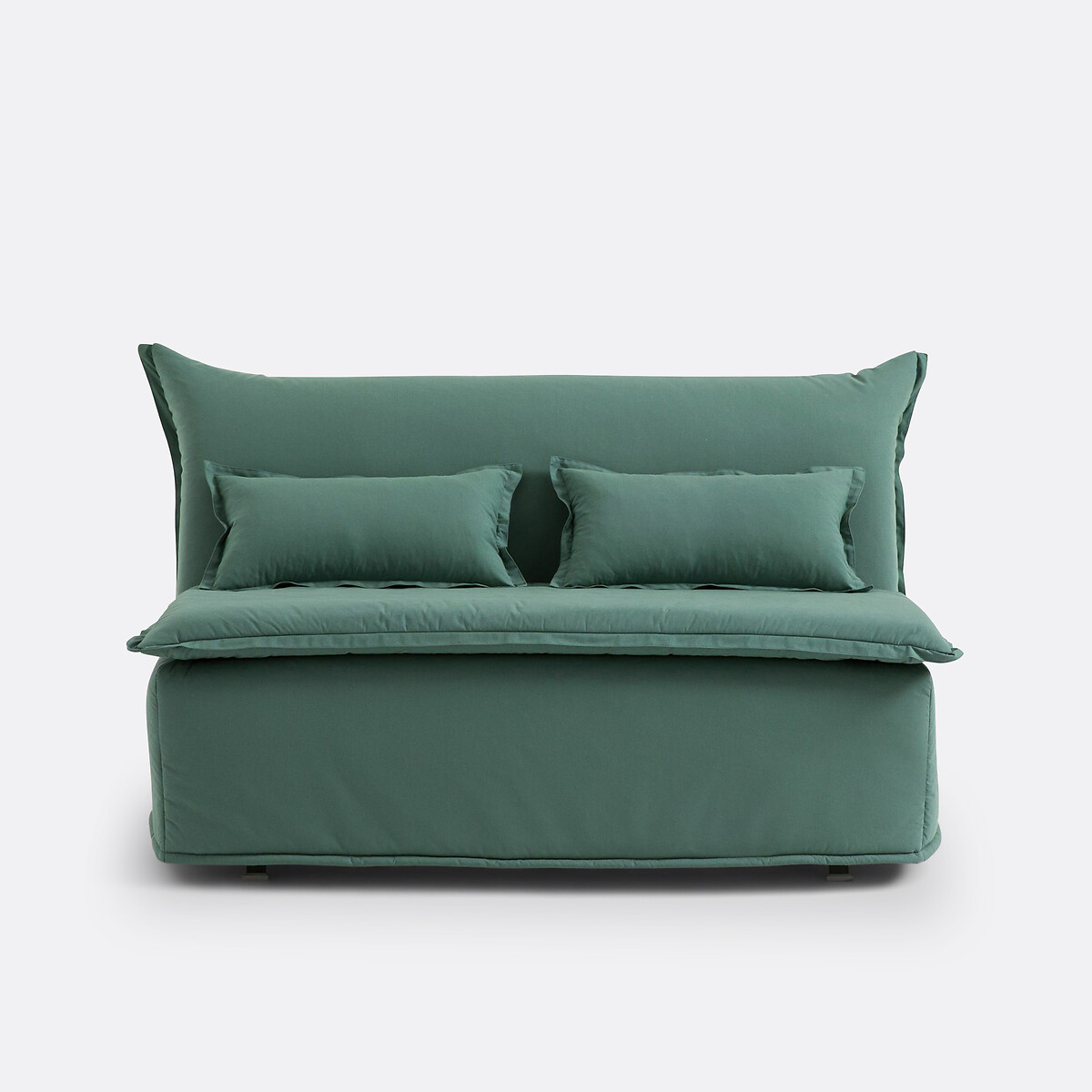 LA REDOUTE INTERIORS<br>Sofá BZ algodão, espuma 10 cm, Olona