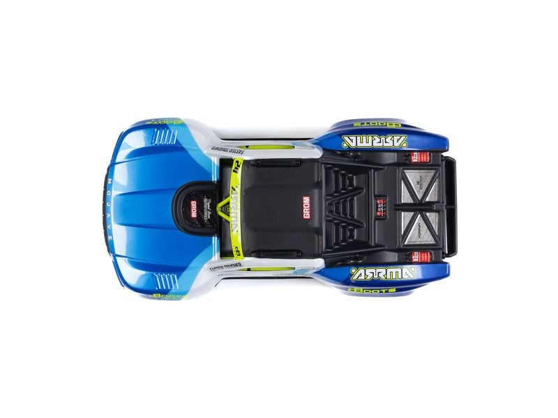 Arrma Desert Truck Mojave Grom Mega 380 Blau, RTR, 1:18 Robuster 4wd mini RC Trophytruck mit Spektrum Technik