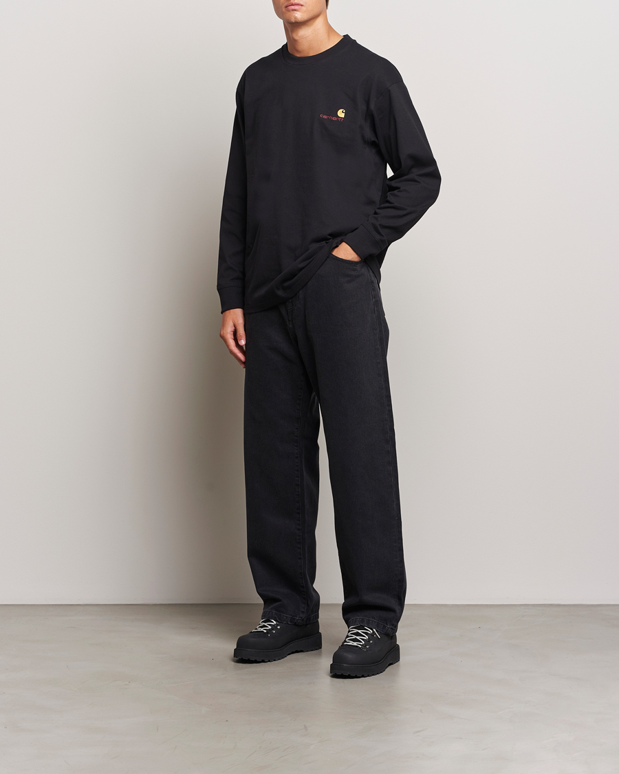 Carhartt WIP Landon Pant Robertson Denim Black Stone Washed
