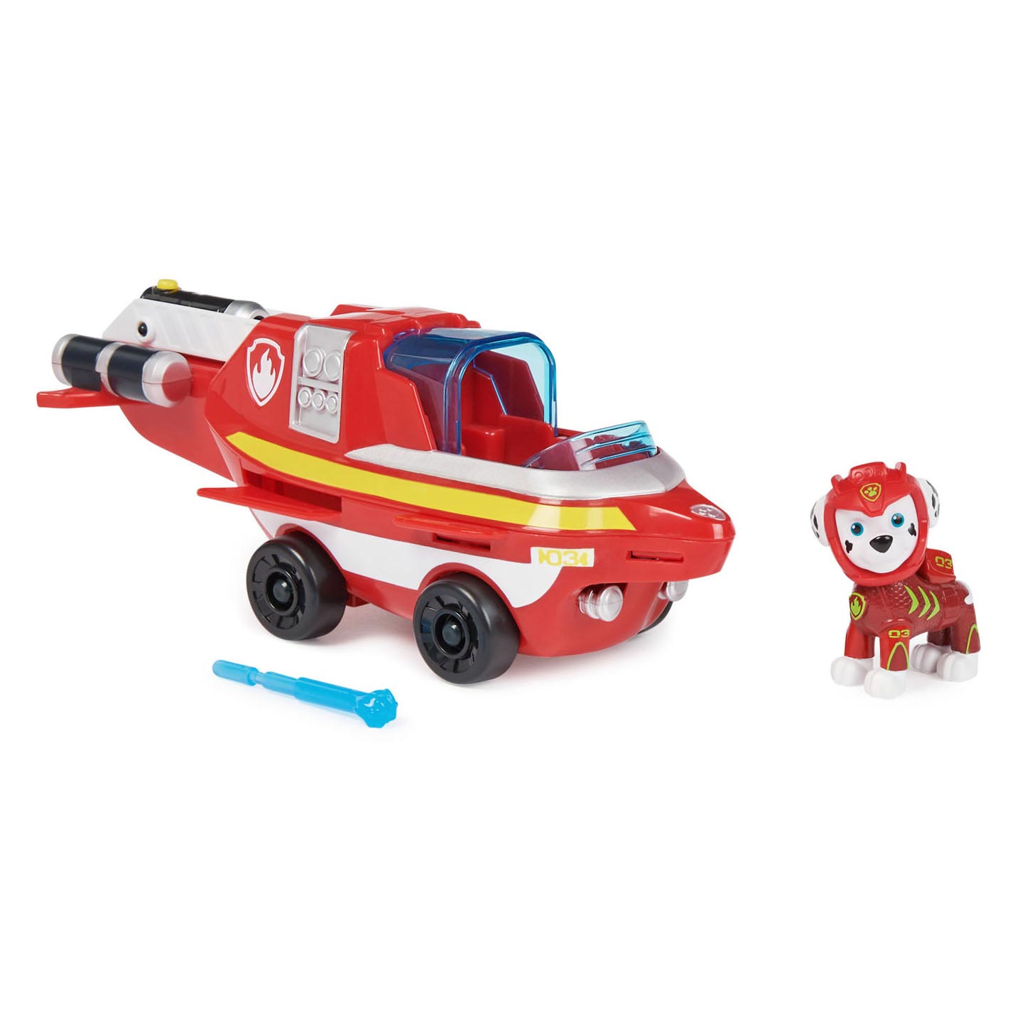 PAW Patrol Aqua Pups Marshall Deluxe Voertuig