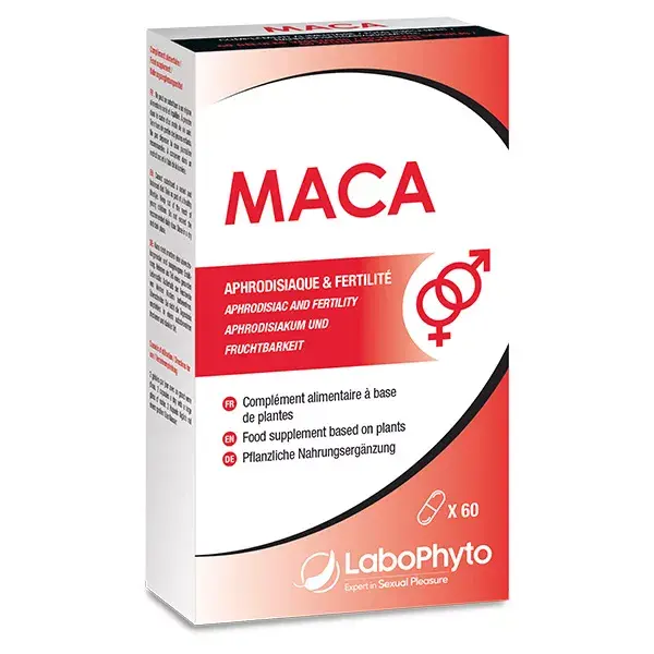 Labophyto MACA - tratamento afrodisíaco para homens e mulheres - 60 cápsulas