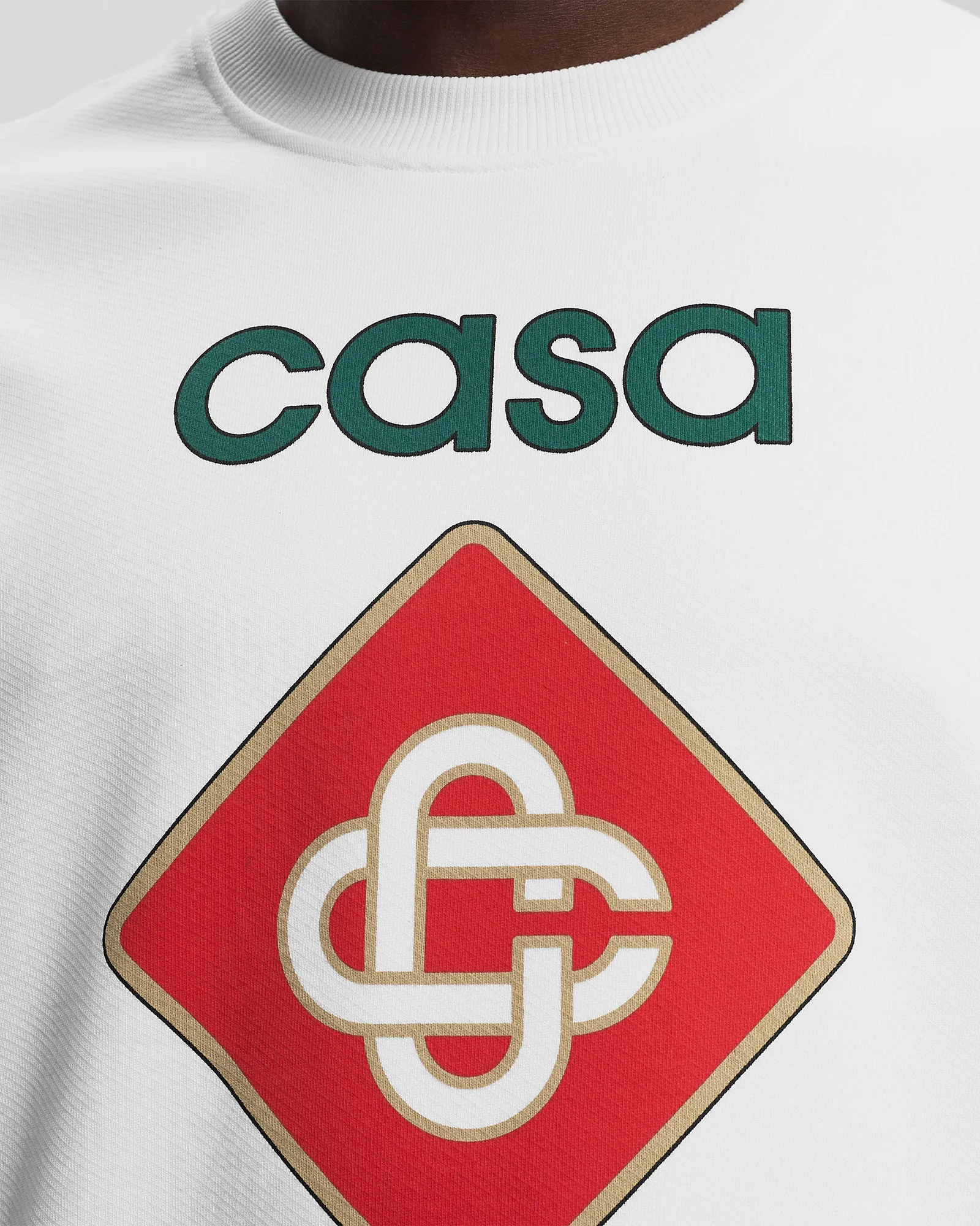 Casablanca CASA SPORT ICON SCREEN PRINTED SWEATSHIRT