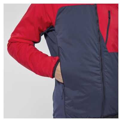Veste Thermique Millet Magma Hybrid Hoodie Noir Rouge Homme