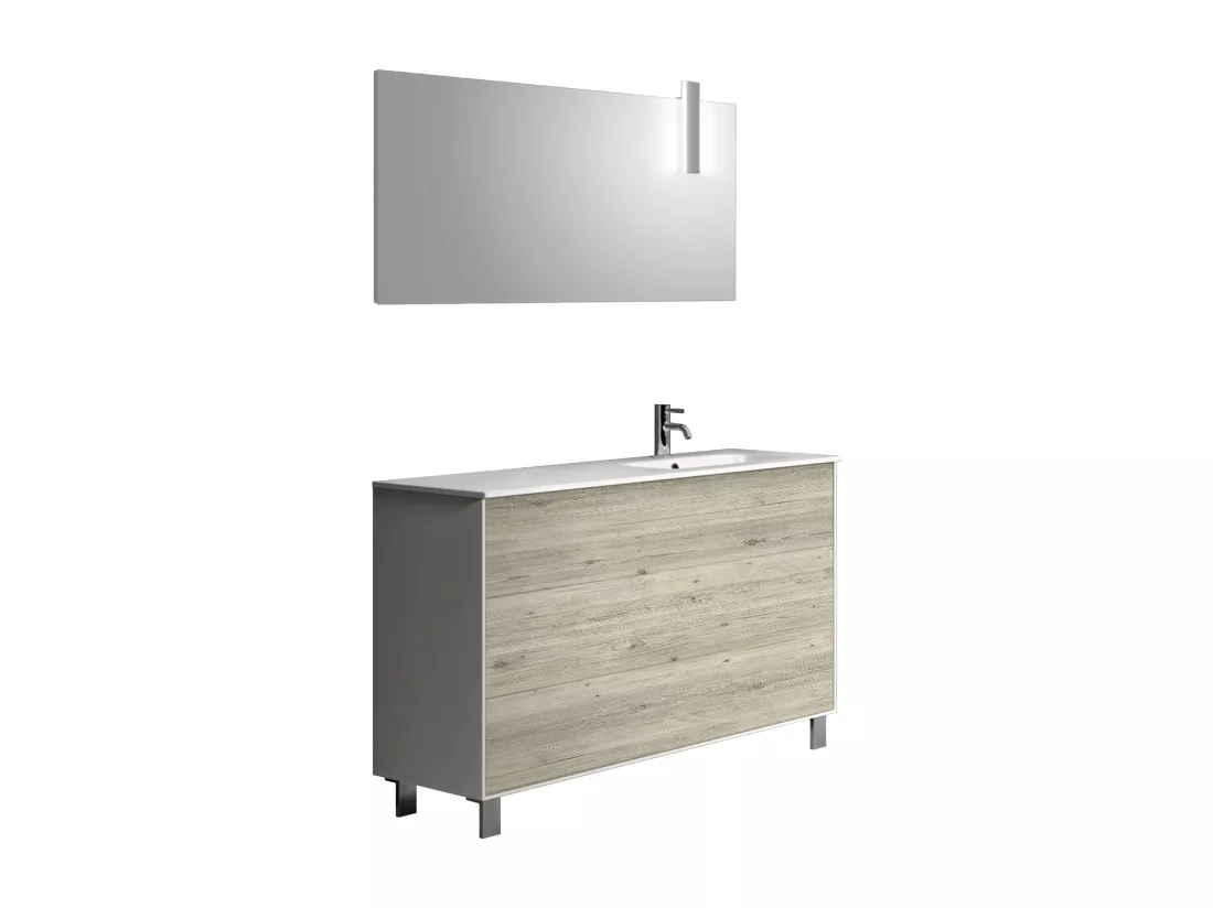 Ensemble de salle de bain vasque DX 4 pièces IGEA pin arctique