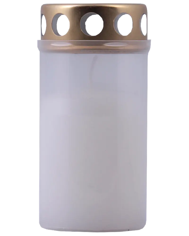 Gravlys 12,5 cm - Hvid